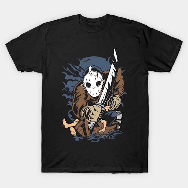 Horror Series: The Masked Killer T-Shirt by Jarecrow 